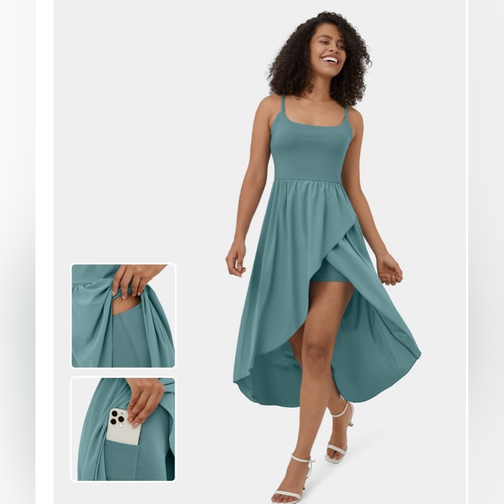 NWT Halara high- low dress size small